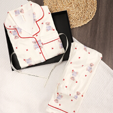 批发<b class='q'>儿童</b>新款秋冬季睡衣德绒女童保暖女孩公主风加厚款保暖家居服