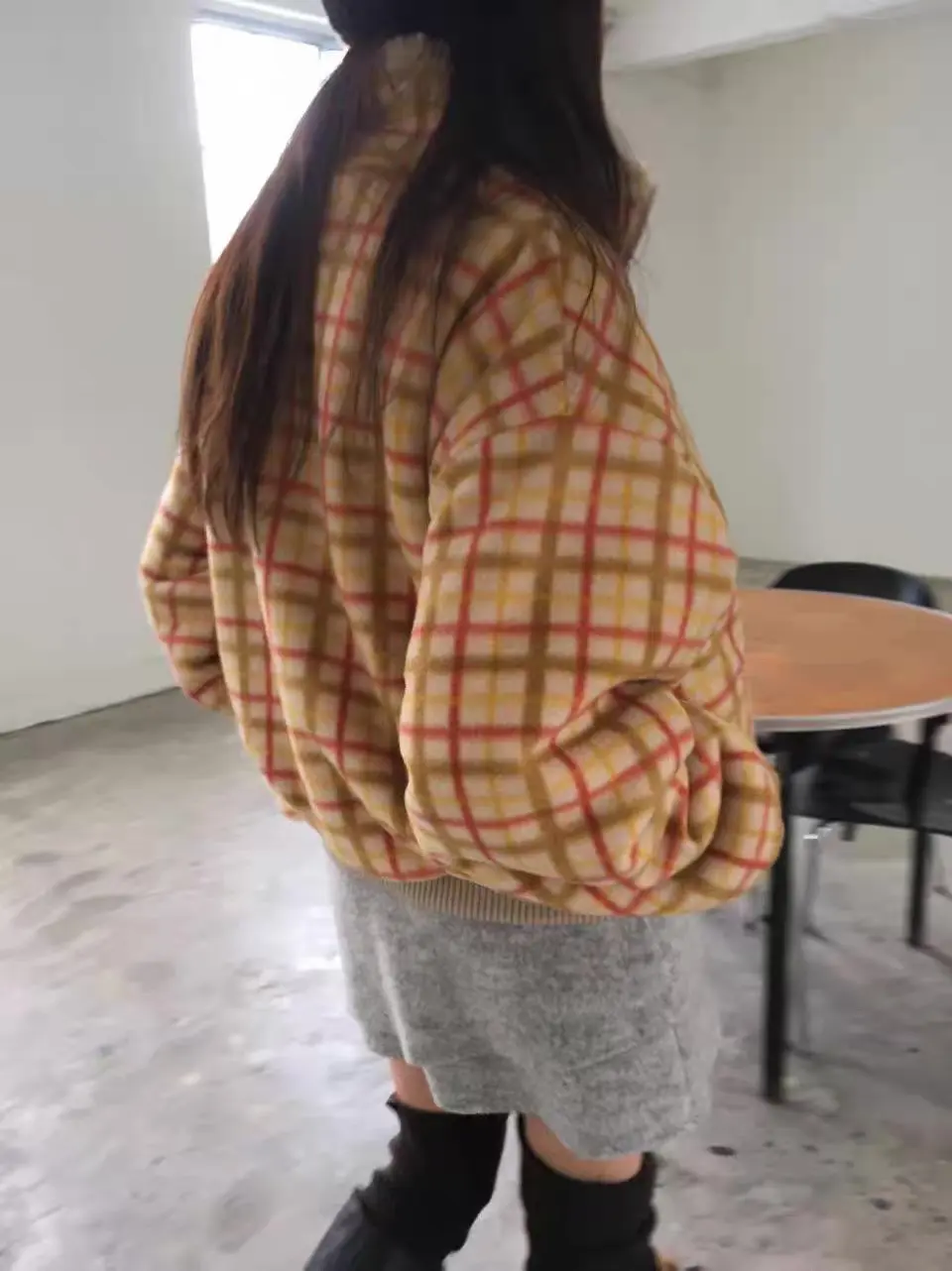 양면 착용 지퍼 플리스 아우터 (3color) 상세 이미지 9