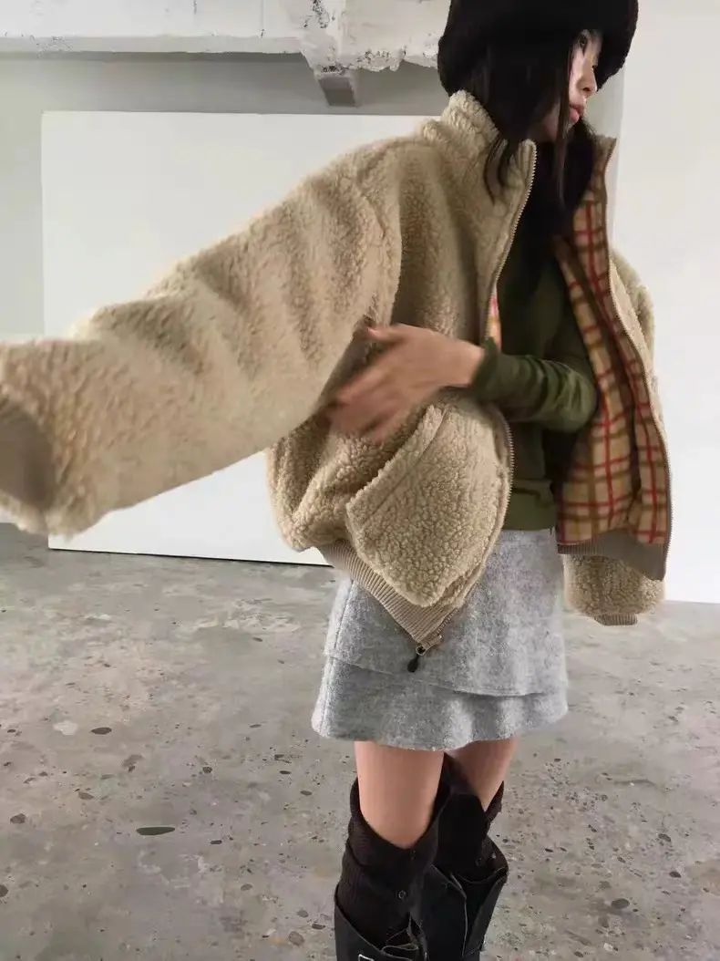 양면 착용 지퍼 플리스 아우터 (3color) 상세 이미지 19