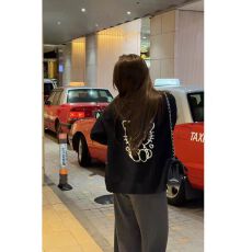 批发韩系~西装V领慵懒风松弛感小个子通勤黑色开衫卡通小猫提花<b class='q'>外套</b>女