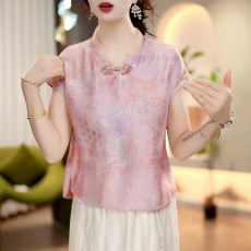 批发年轻妈妈夏季新中式衬衫女2026新款气质时尚洋气减龄百搭小衫上衣