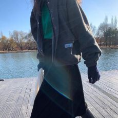 批发2025新款韩国东大门新款立领摇粒绒<b class='q'>休闲</b><b class='q'>外套</b>秋装上衣潮