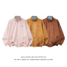 批发2025春秋痞帅外套男ins高街潮牌港风日系原宿风韩版潮流宽松夹克