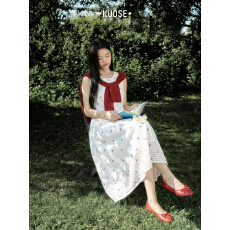 批发肌理格子连衣裙<b class='q'>白色</b>吊带背心裙2026春夏季新款女装无袖<b class='q'>长裙</b>子