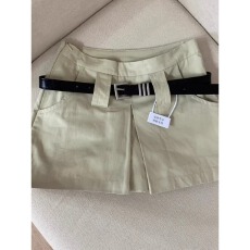 批发<b class='q'>复古</b>设计感工装半身裙女夏季新款卡其色显瘦百搭辣妹通勤A字短裙