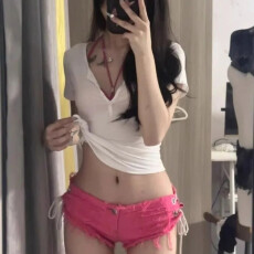 批发<b class='q'>性感</b>辣妹侧边绑带擦边牛仔超短裤女夏季气质<b class='q'>夜店</b>低腰紧张包臀热裤