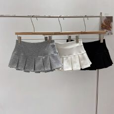 批发美式低腰卫裙超短裙A字裙女<b class='q'>防走光</b>运动辣妹百褶裙jk裙半身裙