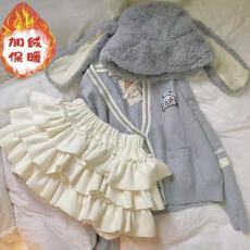 批发双面绒~宝宝绒蛋糕裙保暖南瓜秋冬奶呼呼显瘦蓬蓬短裙加厚花苞裙