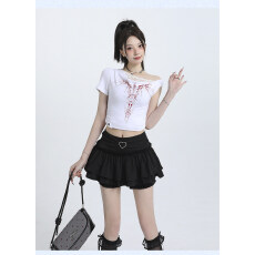 批发黑色<b class='q'>半身裙</b>女小个子新款芭蕾学院风蛋糕裙<b class='q'>短裙</b>甜酷辣妹蓬蓬裙