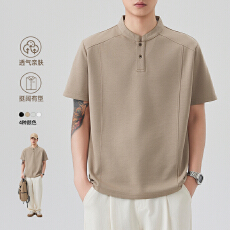 2026年夏季新款莫代尔果冻棉短袖圆领T恤男