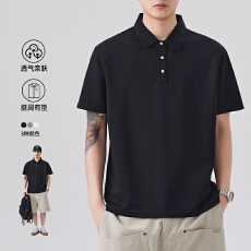 批发2026年夏季新款莫代尔果冻棉短袖POLO衫男