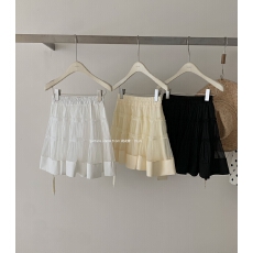 批发2026夏季新款女高腰时尚<b class='q'>欧根纱</b><b class='q'>蓬蓬裙</b>宽松休闲A字半身短裙