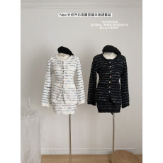 批发Okaaay小香vibe早<b class='q'>秋</b>法式千金风针织开衫女高腰显瘦半身裙套装