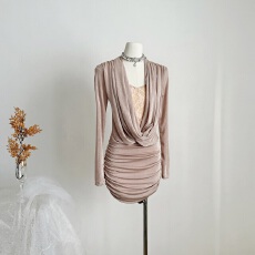 批发Hotdog 热狗很辣赫斯玫瑰 圣诞甜心 新年圣诞红色荡领<b class='q'>连衣裙</b>