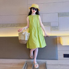 批发女童夏季<b class='q'>连衣裙</b>2026新款洋气女孩<b class='q'>棉布</b>裙凉快中大儿童夏装裙子薄款