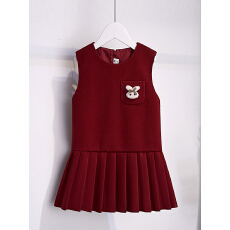 批发<b class='q'>女</b><b class='q'>童</b>红色拜年服<b class='q'>连衣裙</b>2026新款冬季大童女孩过年毛衣裙子儿童套装