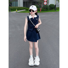 批发<b class='q'>女</b><b class='q'>童</b><b class='q'>独特</b><b class='q'>超</b>好看<b class='q'>套装</b>夏季2026新款韩系学院风时尚<b class='q'>大</b><b class='q'>童</b><b class='q'>女</b>孩套裙夏天