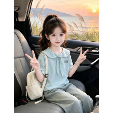 批发<b class='q'>女</b><b class='q'>童</b>T恤2026新款儿童大童夏季超好看洋气时髦上衣服夏装女孩短袖