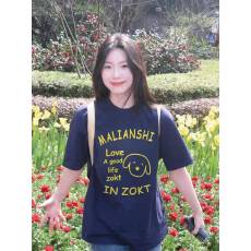 批发高品质纯棉200克精梳紧密100%棉直播同品（前印花）宽松短袖t恤女