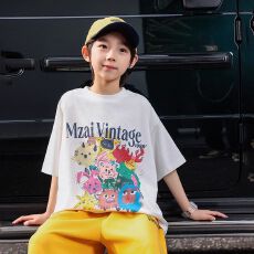 批发【纯棉套装200克短袖+裤子中大童<b class='q'>男童</b>短<b class='q'>袖</b>T恤夏两件运动休闲套装