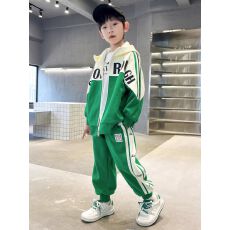 批发<b class='q'>男童</b>秋<b class='q'>装</b>套装2025新款中大儿童酷帅男孩秋冬季运动时髦帅气春款潮