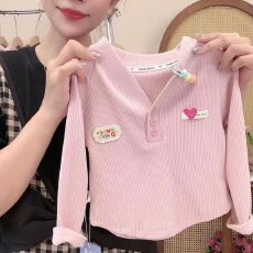 批发女童上衣<b class='q'>春</b>秋季2025新款洋气时髦儿童装女宝宝小童衣服秋装