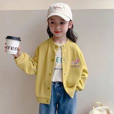批发女童外套春秋款2025新款秋季小公主薄款韩版上衣宝宝<b class='q'>儿童</b>秋装<b class='q'>衣服</b>