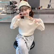 批发女童打底衫秋装2025新款秋冬内搭<b class='q'>宝宝</b>长袖T恤春秋半高领儿童上衣