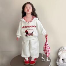 批发女童春装连帽<b class='q'>卫衣</b><b class='q'>套装</b>2025新款儿童<b class='q'>宝宝</b>春季韩系高级感运动三件套