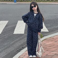 批发<b class='q'>女童</b><b class='q'>春秋</b>款套装新款2025秋装洋气女时髦韩系大童<b class='q'>外套</b>运动套装儿童