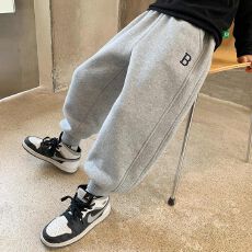 批发【华棉复真超】男童加绒厚运动<b class='q'>裤</b>秋冬<b class='q'>儿童</b>装冬装卫<b class='q'>裤</b>大童男孩秋季