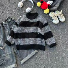 批发【含羊毛】男童毛衣秋冬儿童套头羊毛针织毛线衣