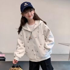 批发女童秋装<b class='q'>外套</b>2026新款洋气儿童春秋季上衣大童女孩休闲卫衣拉布布