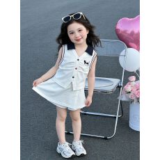 批发女<b class='q'>童</b><b class='q'>独特</b>超好看<b class='q'>套装</b>夏季2026新款韩系学院风时尚<b class='q'>大</b><b class='q'>童</b>女孩套裙夏天