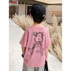 批发<b class='q'>男</b>女童短袖T恤<b class='q'>韩版</b>上衣宝宝2026年夏季新款纯棉夏装小中大儿童t潮