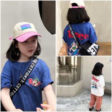 批发<b class='q'>男</b>女童短袖T恤<b class='q'>韩版</b>上衣宝宝2026年夏季新款纯棉夏装小中大儿童t潮