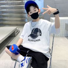 批发<b class='q'>男</b>女童短袖T恤<b class='q'>韩版</b>上衣宝宝2026年夏季新款纯棉夏装小中大儿童t潮