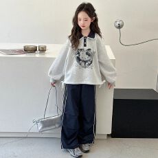 批发女大童春秋装童装<b class='q'>卫衣</b>2026新款初中生女孩衣服休闲宽松洋气上衣潮