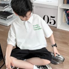 批发男童polo衫短袖时尚夏季韩版2026新款帅气男孩上衣大儿童夏装外穿