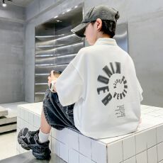 批发男童polo衫短袖时尚夏季韩版2026新款帅气男孩上衣大儿童夏装外穿