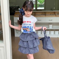 批发（50棉50聚酯纤维）女童<b class='q'>夏</b>季套<b class='q'>装</b>新款儿童印花<b class='q'>T</b><b class='q'>恤</b>两件套