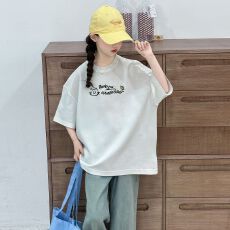 批发两件套<b class='q'>女</b><b class='q'>童</b>夏装套装女大童休闲儿<b class='q'>童装</b>阔腿裤牛仔裤夏季短袖<b class='q'>T</b><b class='q'>恤</b>
