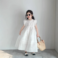高品质原版面料+加内里韩版童装女童连衣裙2026夏儿童时尚裙子
