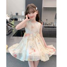 批发<b class='q'>女</b><b class='q'>童</b><b class='q'>连衣裙</b>夏装2026新款儿童好看薄款洋气时髦裙子夏季女孩公主裙