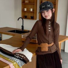 批发【260克膨体德绒，87聚酯纤维13氨纶】儿童秋冬季女童打底衫