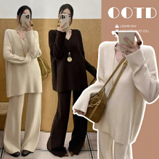 现现 慵懒休闲韩版宽松孕妇套装大码孕妇装