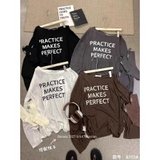 批发韩国东大门<b class='q'>夏季</b>新款字母印花斜肩长袖T恤女宽松慵懒风防晒罩衫潮