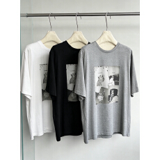 批发韩国东大门2026夏新款卡通猫咪图案T恤女夏季美式宽松短袖打底衫