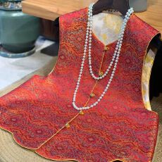 批发【云程锦瑞】重磅真丝新中式国风马甲