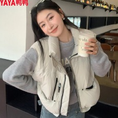 批发现货立领棉衣马甲女2025年新款爆款羽绒棉坎肩外套上衣背心女装
